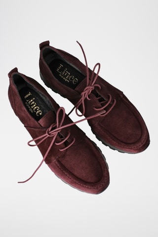 Baskets en nubuck Ventura - Bordeaux