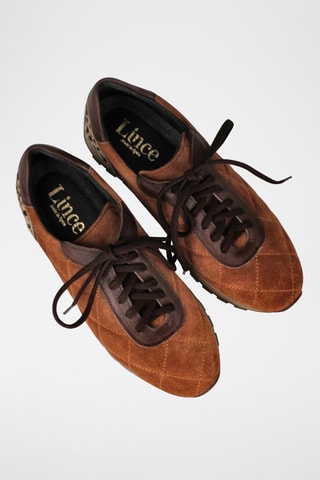 Baskets en cuir Ventura - Marron