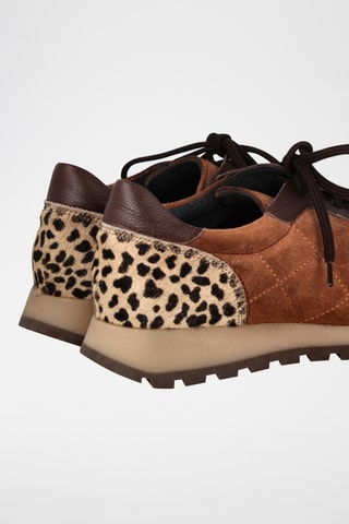 Baskets en cuir Ventura - Marron