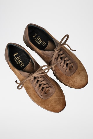 Baskets en cuir Ventura - Marron