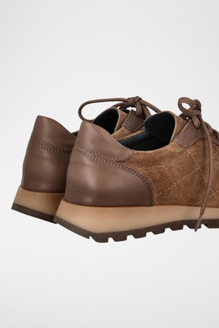 Baskets en cuir Ventura - Marron