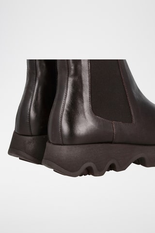 Bottines en cuir Ola - Marron foncé