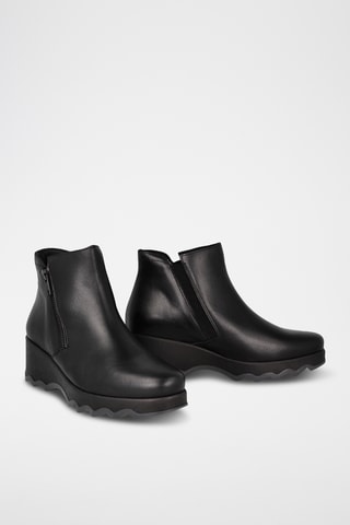 Bottines en cuir Mati - Noir