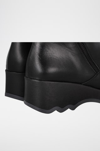Bottines en cuir Mati - Noir