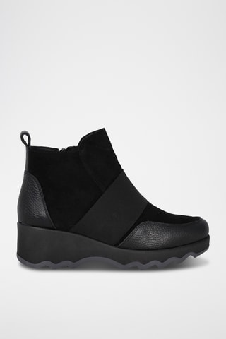 Bottines en cuir Mati - Noir