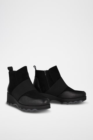 Bottines en cuir Mati - Noir