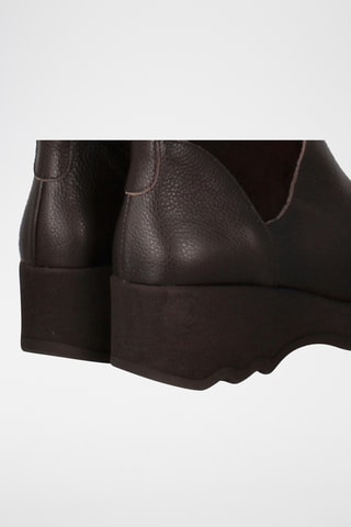 Bottes en cuir Mati - Marron foncé