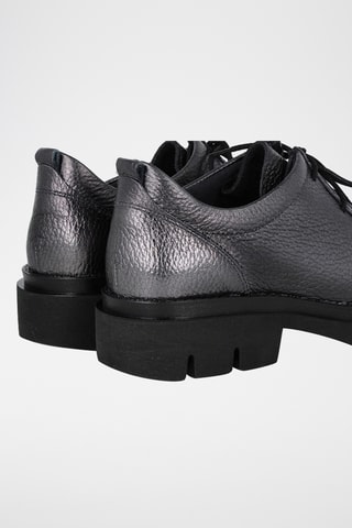 Derbys en cuir Aby - Argenté