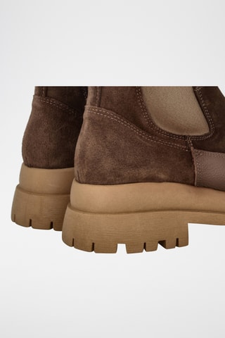 Bottines Chelsea en cuir Sojo - Taupe