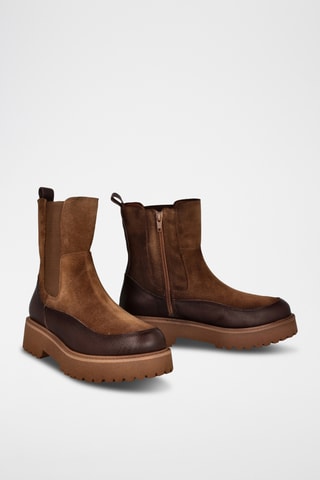 Bottines en cuir Tor - Marron