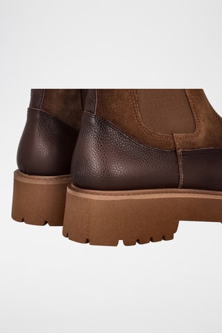 Bottines en cuir Tor - Marron