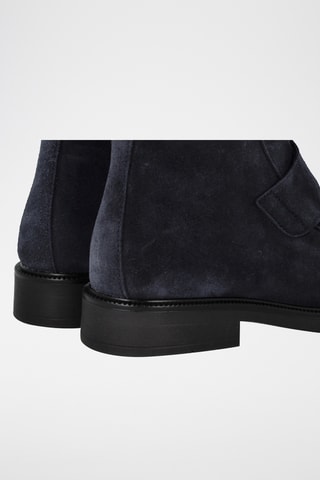 Bottines en nubuck Noa - Bleu marine