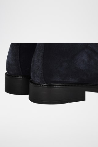 Bottines en nubuck Noa - Bleu marine