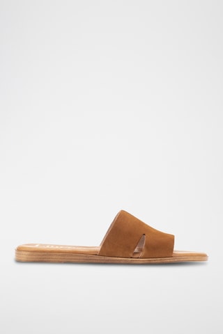 Mules en nubuck Menorca - Camel