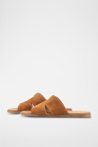 Mules en nubuck Menorca - Camel