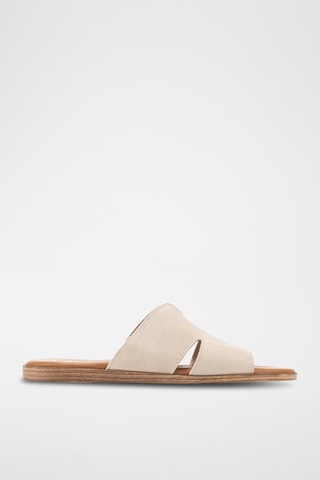 Mules en nubuck Menorca - Ecru