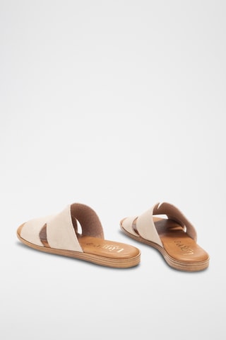 Mules en nubuck Menorca - Ecru