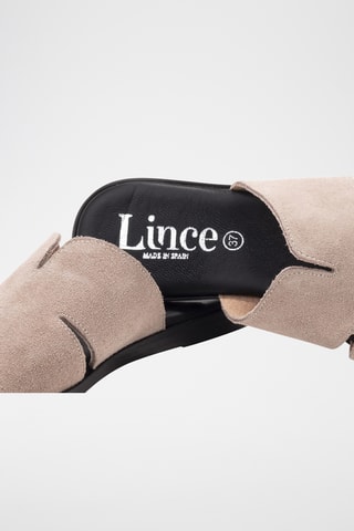 Mules en nubuck Menorca - Gris clair