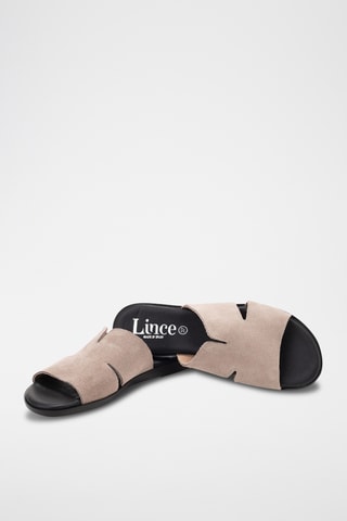 Mules en nubuck Menorca - Gris clair