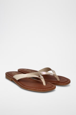 Sandales en cuir Lanka - Ecru