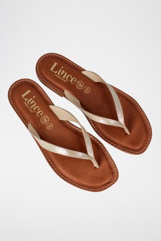 Sandales en cuir Lanka - Ecru