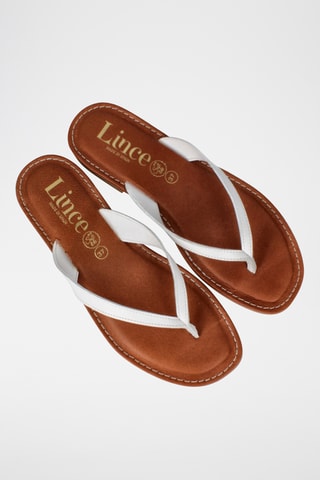 Sandales en cuir Lanka - Blanc