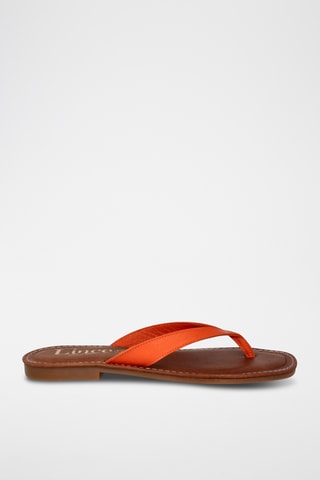 Sandales en cuir Lanka - Orange