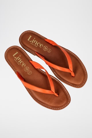 Sandales en cuir Lanka - Orange
