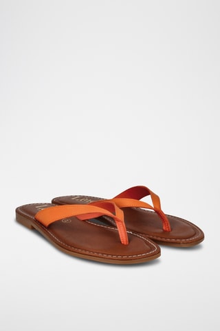 Sandales en cuir Lanka - Orange