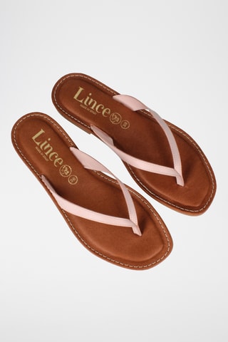 Sandales en cuir Lanka - Rose