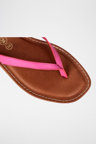 Sandales en cuir Lanka - Fuchsia