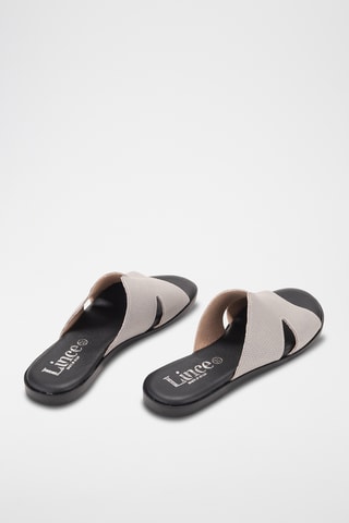 Mules en nubuck Menorca - Gris clair