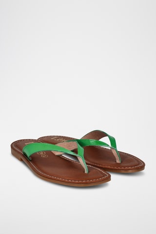 Sandales en cuir Lanka - Vert clair