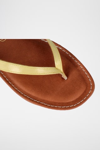 Sandales en cuir Lanka - Jaune