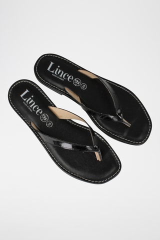 Sandales en cuir Lanka - Noir