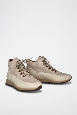 Bottines en nubuck Ventura - Beige
