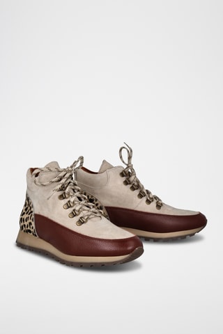 Bottines en nubuck Ventura - Beige