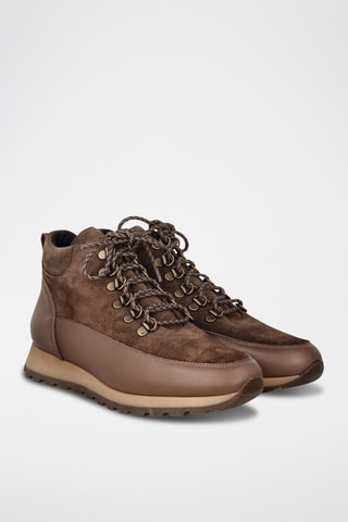 Bottines en nubuck Ventura - Marron
