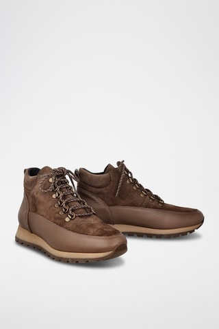 Bottines en nubuck Ventura - Marron
