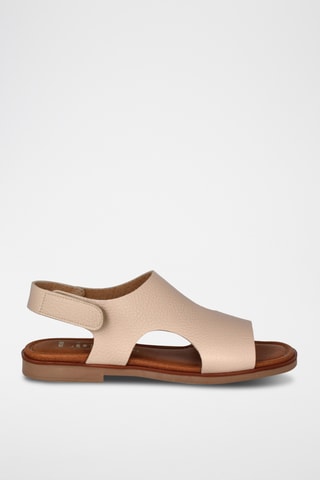 Sandales en cuir Aruba - Beige clair