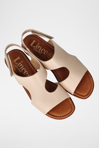 Sandales en cuir Aruba - Beige clair