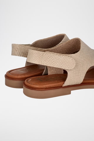 Sandales en cuir Aruba - Marron clair