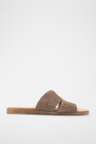 Mules en nubuck Menorca - Taupe