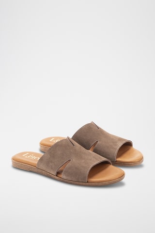Mules en nubuck Menorca - Taupe