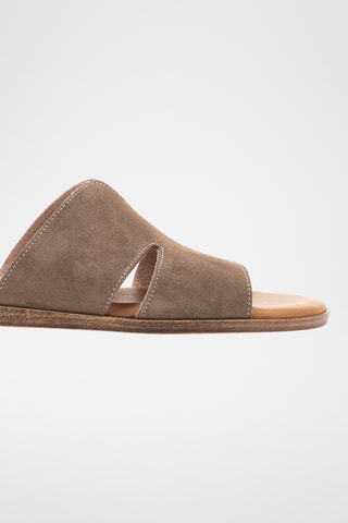 Mules en nubuck Menorca - Taupe
