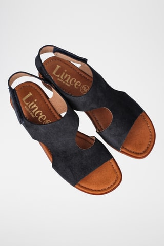 Sandales en nubuck Aruba - Bleu marine