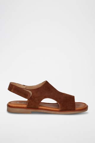 Sandales en nubuck Aruba - Marron