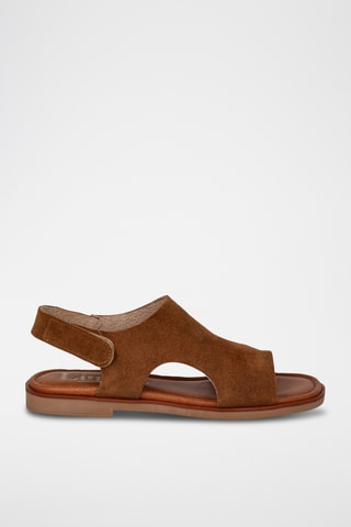 Sandales en nubuck Aruba - Marron