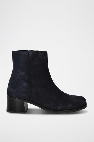 Bottines en nubuck Marvel - Bleu marine