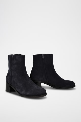 Bottines en nubuck Marvel - Bleu marine